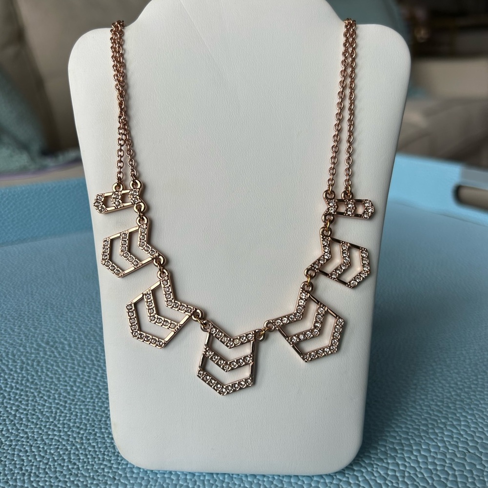 New in box touchstone Crystal by Swarovski take shape, neck necklace